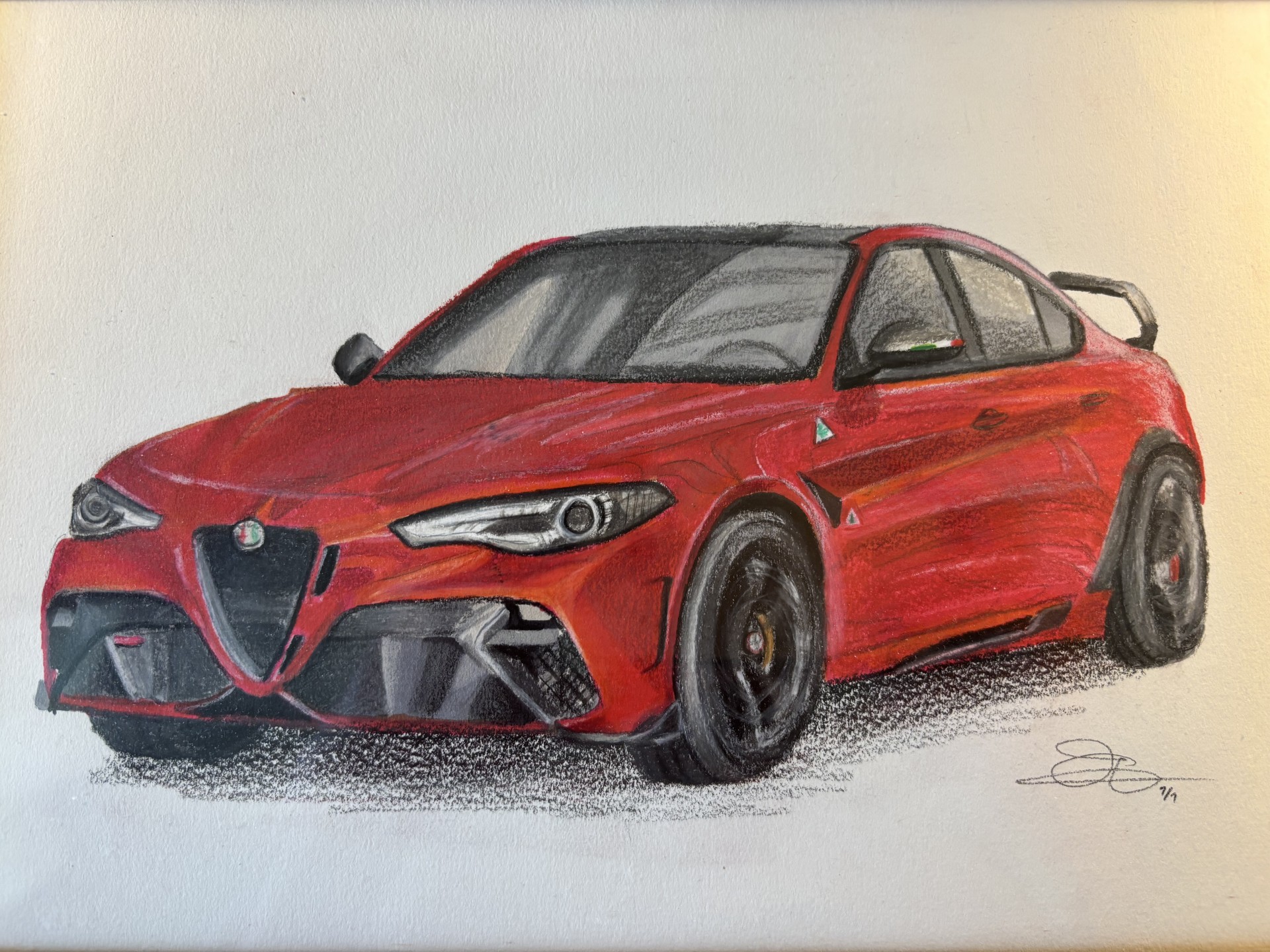 Dessin alfa giulia